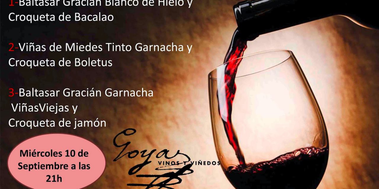 Cata de vinos y croquetas (miércoles, 10)