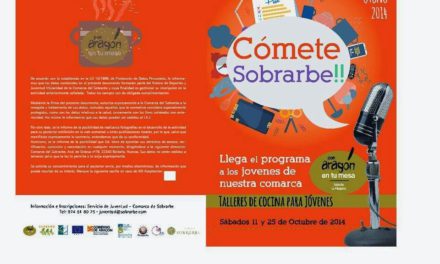 Talleres de cocina para jóvenes (sábados, 11 y 25 de octubre)