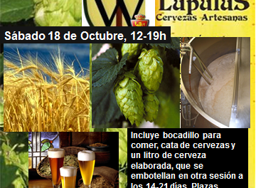 Curso de elaboración de cervezas todo grano (sábado, 18)