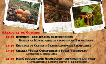 Jornadas micológicas en Morillo de Tou (días 25 y 26)