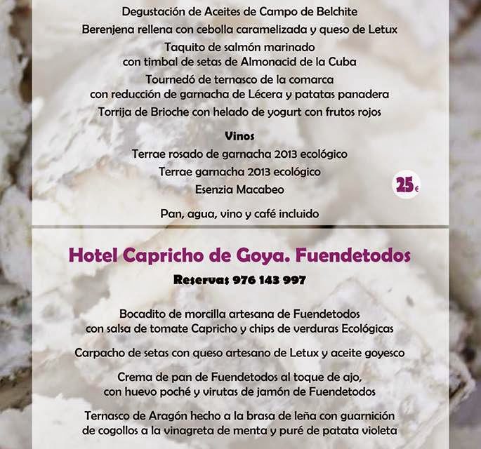 VIII Jornadas Gastronómicas Campo de Belchite (del 8 al 30)