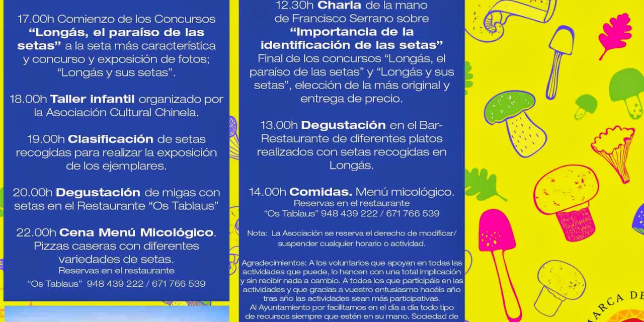 Jornadas micologicas Cinco Villas en Longás (días 15 y 16)