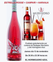 Degustación de cóctel con Murviedro (jueves, 13)