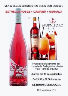 Degustación de cóctel con Murviedro (jueves, 13)