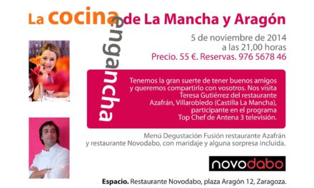 La cocina de La Mancha y Aragón en Novodabo (miércoles, 5)