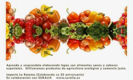 Taller de cocina: Tapas creativas y saludables (lunes y martes, 1 y 2 de diciembre)