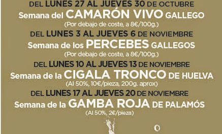 Gourmet Days en Tragantúa y Cabezudos con cigala (del 10 al 13)