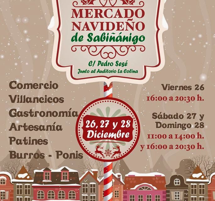 Mercado navideño (del 26 al 28)