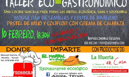 Taller de cocina vegetariana (jueves, 29 y martes, 10 de febrero)