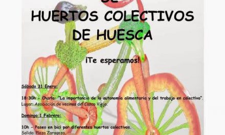 I Jornadas de huertos colectivos de Huesca (sábado, 31 y domingo, 1 de febrero)