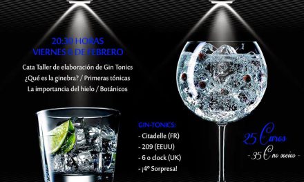 Cata-taller de gin-tonics (viernes, 6)