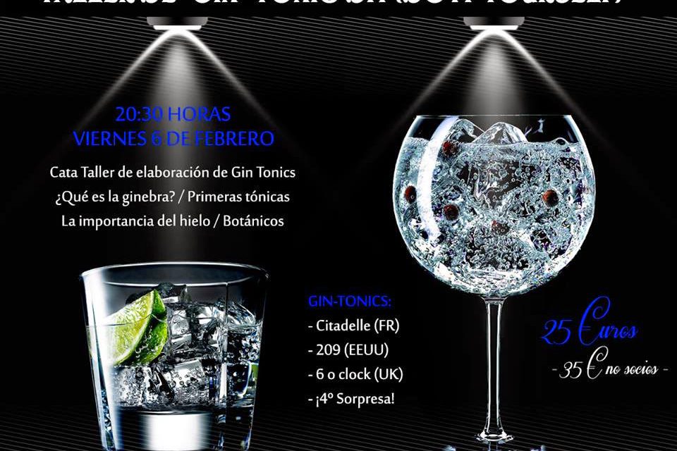 Cata-taller de gin-tonics (viernes, 6)