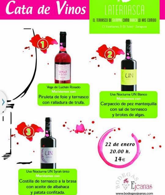 Cata de vino en La Ternasca (jueves, 22)