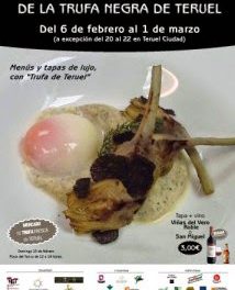 III jornadas gastronómicas de la trufa (del 6 de febrero al 1 de marzo)