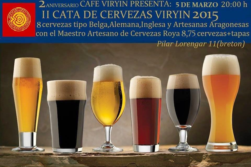 Cata de cervezas (jueves, 5)