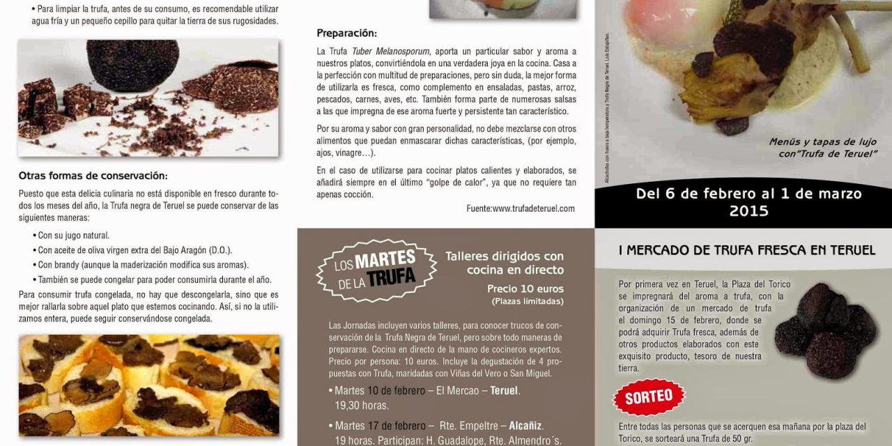 Taller de trufas (martes, 10 y 17)