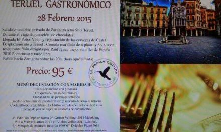 Excursión gastronómica a Teruel (sábado, 28)