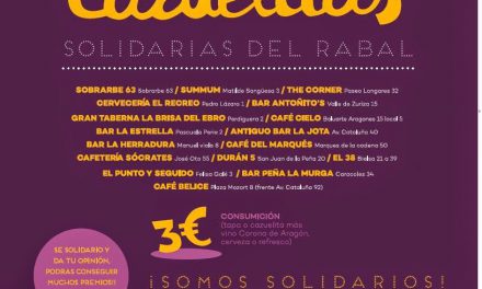 Muestra de tapas y cazuelitas solidarias del Rabal (del 26 de febrero al 8 de marzo)