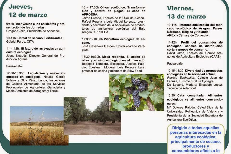 II Jornadas de Producción Ecologica (del 12 al 13)