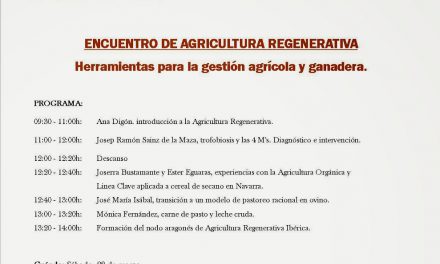 Introducción sobre la agricultura regenerativa y su gestión (sábado, 28)