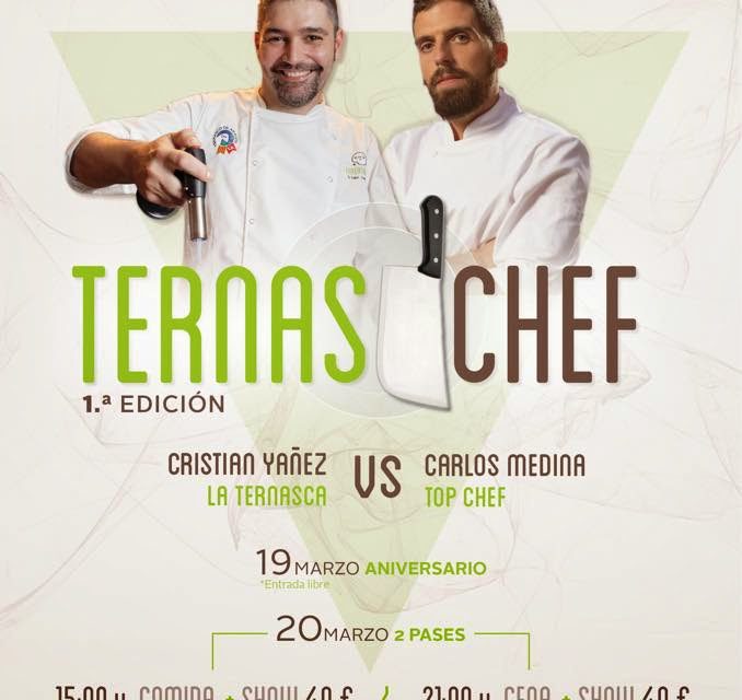 Ternaschef: Carlos TopChef vs Cristian La Ternasca (viernes, 20)