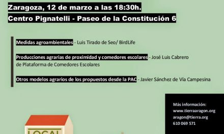 Charla Retos de la agricultura aragonesa en el siglo XXI (jueves, 12)