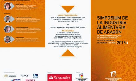 Simposium de la Industria Alimentaria de Aragón (martes, 5 de mayo)