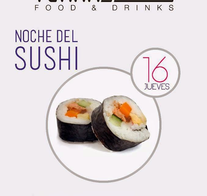 Noche del sushi (jueves, 16)