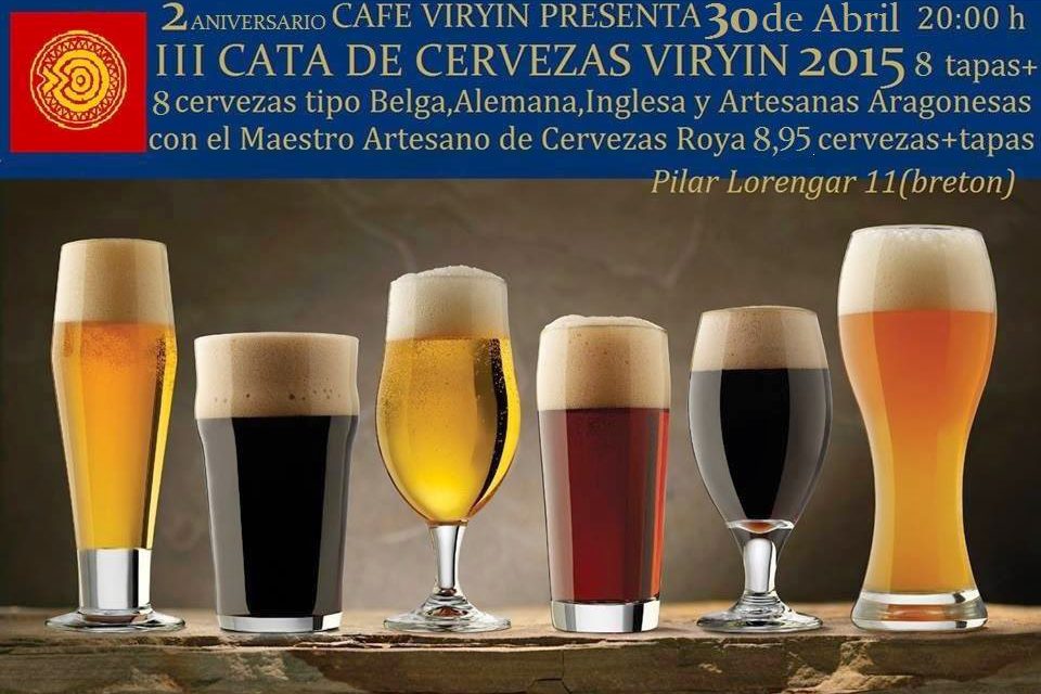 Cata de cervezas (jueves, 30)