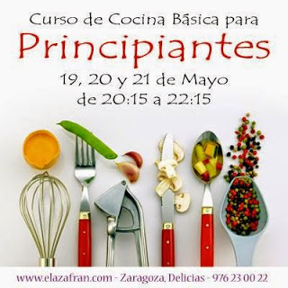 Curso de Cocina básica para principiantes (de martes a jueves, días 19 a 21 de mayo)