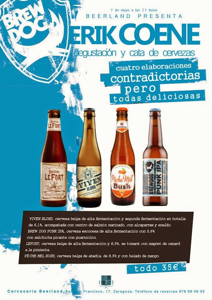 Cata maridada de cervezas (jueves, 7)