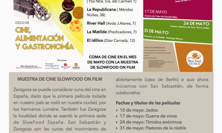 Slow Food on film, Muestra de cine, alimento y gastronomía (domingos, del 10 al 31 de mayo)