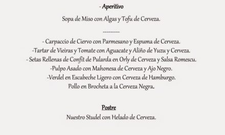 Jornadas de cocina con cerveza (fines de semana de mayo)