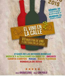 VII Muestra de la cultura del vino (días 30 y 31, sábado y domingo)