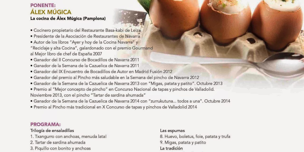 HUESCA. Taller sobre postres (martes, 12)