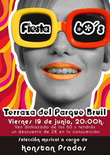 Fiesta sesentera en la terraza del Parque Bruil (viernes, 19)