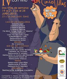 CINCO VILLAS. Concurso de tapas (del 19 al 21 y del 26 al 28)