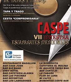 CASPE. X Ruta Medieval de Tapas y Tragos 2015 (del 19 al 28 de junio)