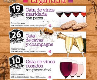 Cata de cavas y champagnes (viernes, 26 de junio)