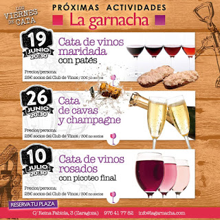 Cata de cavas y champagnes (viernes, 26 de junio)