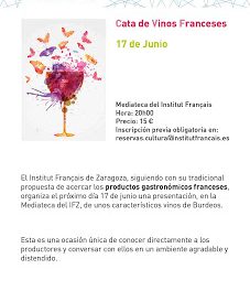 Presentación de vinos de Burdeos (jueves, 17)