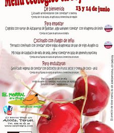 ALLOZA. Menú ecológico en rojo cereza (días 13 y 14)