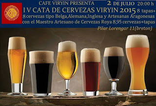 Cata de cervezas (jueves, 2 de julio)