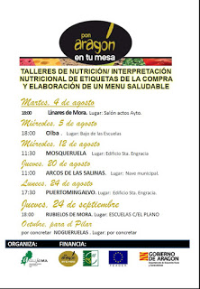 MOSQUERUELA. Taller de nutrición (miércoles, 12)