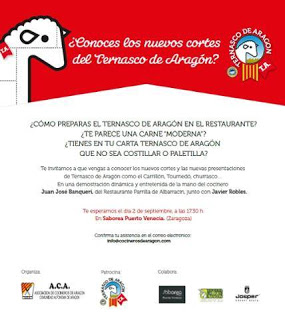 Curso de cocina de Ternasco de Aragon para profesionales (miércoles, 2)