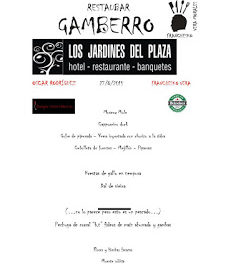 Cena a cuatro manos en GAMBERRO (jueves, 27)