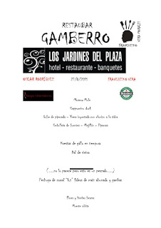 Cena a cuatro manos en GAMBERRO (jueves, 27)