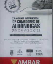 TABUENCA. Concurso de comedores de albóndigas (sábado, 29)