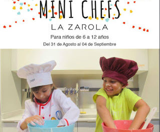 Campus minichef en LA ZAROLA (del 31 de agosto al 4 de septiembre)