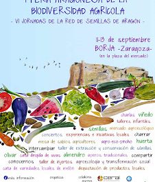 BORJA. Feria aragonesa de la biodiversidad agrícola. VI Jornadas de la Red de Semillas de Aragón (del 11 al 13)
